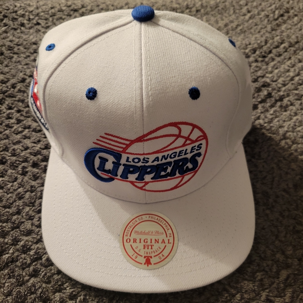 Mitchell and Ness snapback mens LA Clippers hat